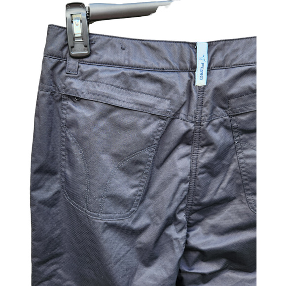 Fera Womens Size 8R Black Ski Snowboarding Insulated Warm Pants Wide Leg Winter - Picture 8 of 15